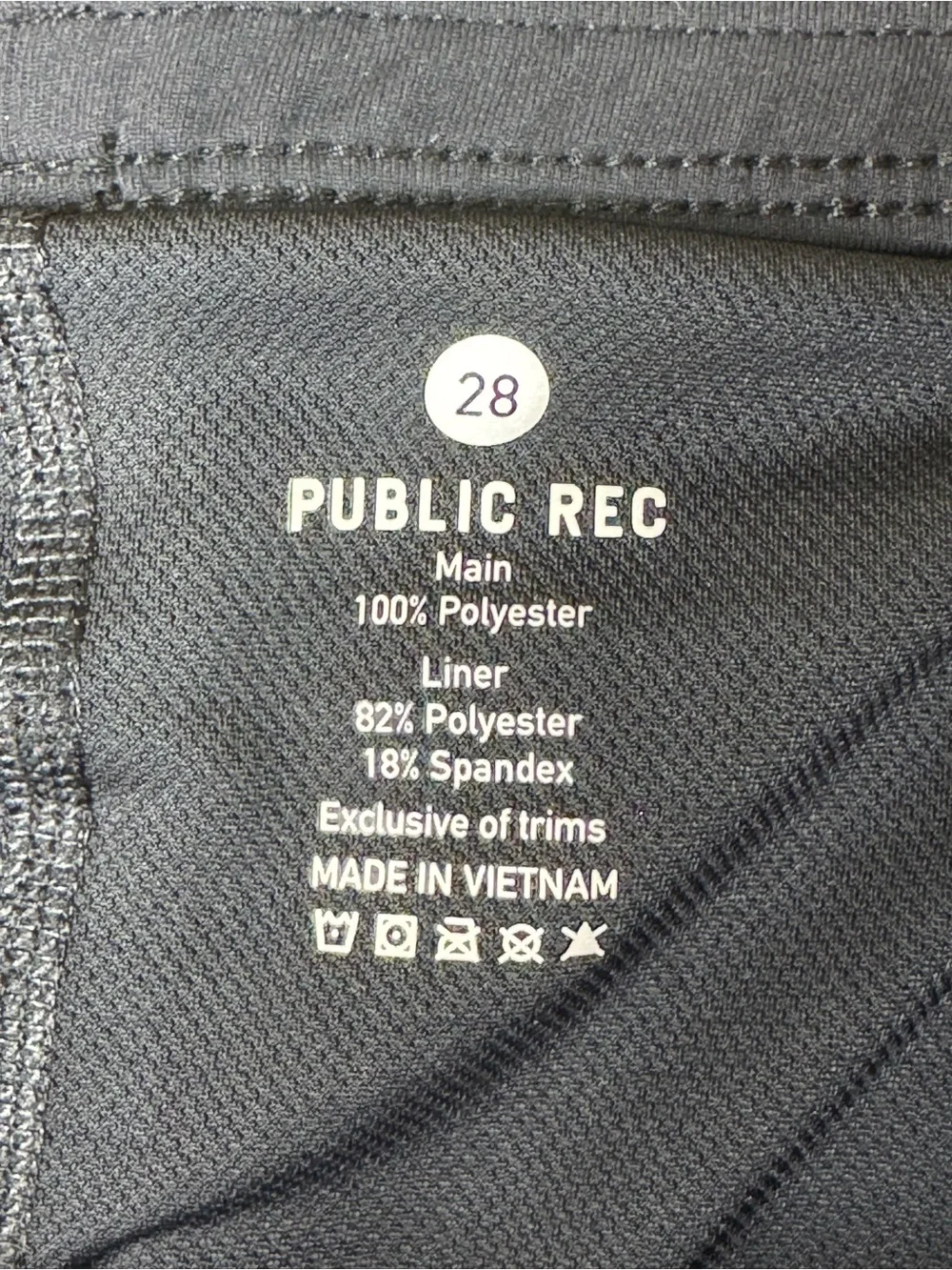 Public Rec Flex Short Lined 7 1/2